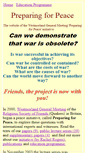 Mobile Screenshot of preparingforpeace.org